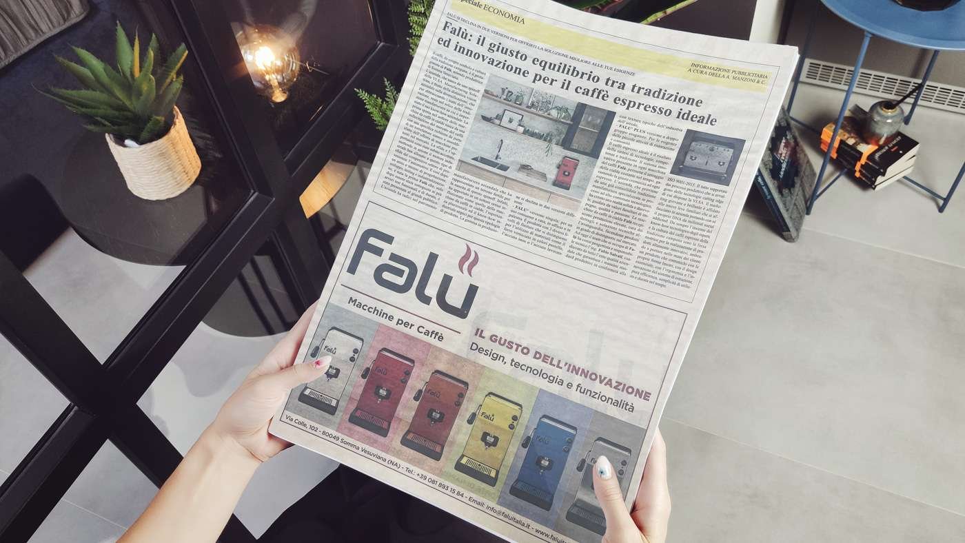 Falù su Repubblica: equilibrio perfetto tra innovazione e tradizione per il caffè espresso ideale